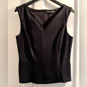 WHBM Menswear Style Sleeveless Top, size 10